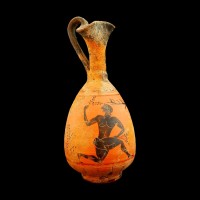 Ancient Greek Pottery Wine Jug