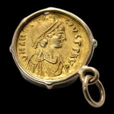 Byzantine gold coin Anastasius I