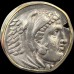 RING WITH TETRADRACHM OF ALEXANDER THE GREAT (336-323 BC)